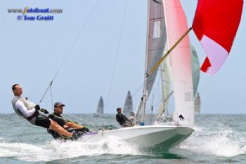Chips Howarth and Vyv Townend at Fireball International Week