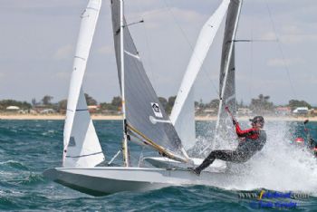 John Heywood and Brett Littledike at Fireball International Week