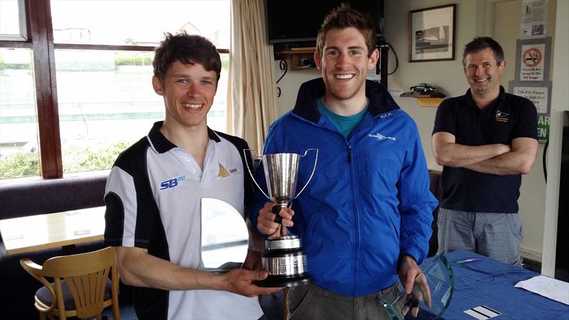 Barry McCartin & Conor Kinsella win the Fireball Ulster Championships photo copyright Frank Miller taken at Ballyholme Yacht Club and featuring the Fireball class