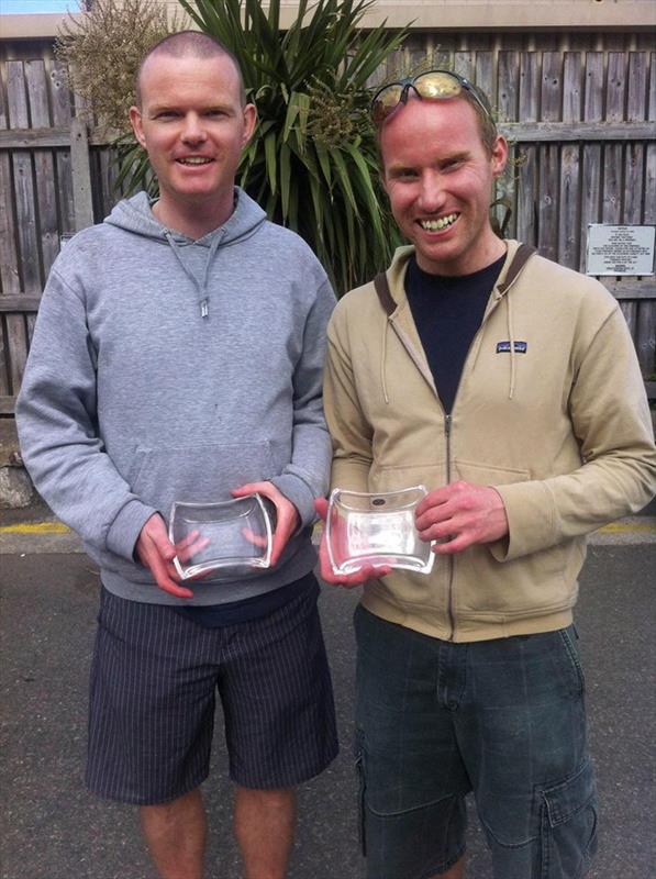 Winners of the Open fleet at Clontarf: Barry McCartin & Conor Kinsella photo copyright Noel Butler taken at Clontarf Yacht & Boat Club and featuring the Fireball class
