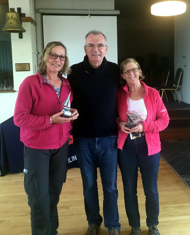 Silver fleet winners Louise McKenna & Hermine O'Keeffe at the Skerries Fireball Open photo copyright Frank Miller taken at Skerries Sailing Club and featuring the Fireball class