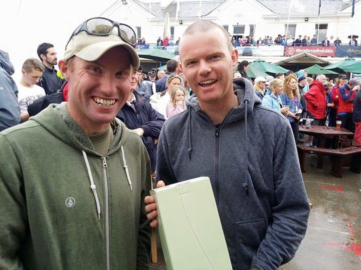 James & Conor Clancy win the Fireball class at the Volvo Dun Laoghaire Regatta photo copyright Frank Miller taken at  and featuring the Fireball class
