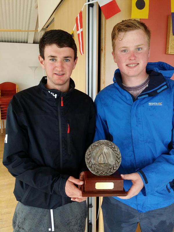 Adrian Lee and Edward Coyne : Fireball Munster Classic Trophy winners 2015 photo copyright Frank Miller taken at Lough Derg Yacht Club and featuring the Fireball class
