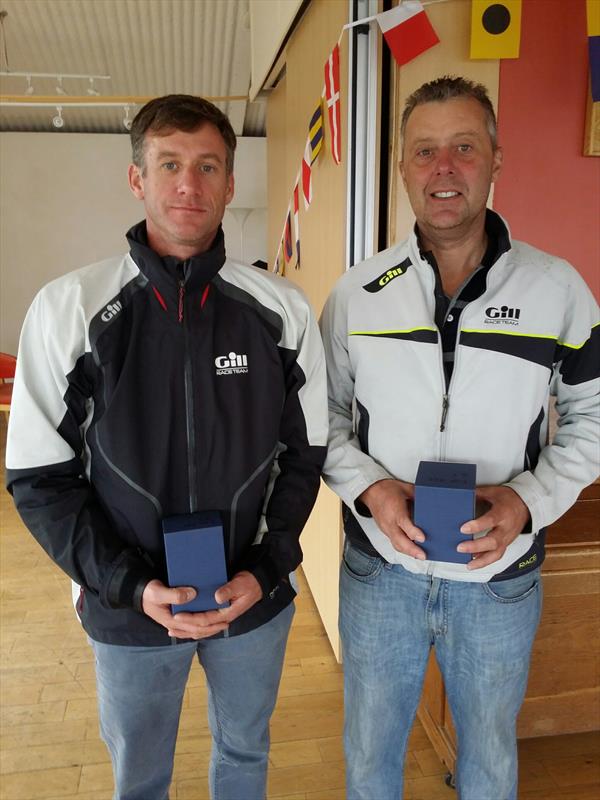 Noel Butler and Stephen Oram : Fireball Munster Champions 2015 photo copyright Frank Miller taken at Lough Derg Yacht Club and featuring the Fireball class