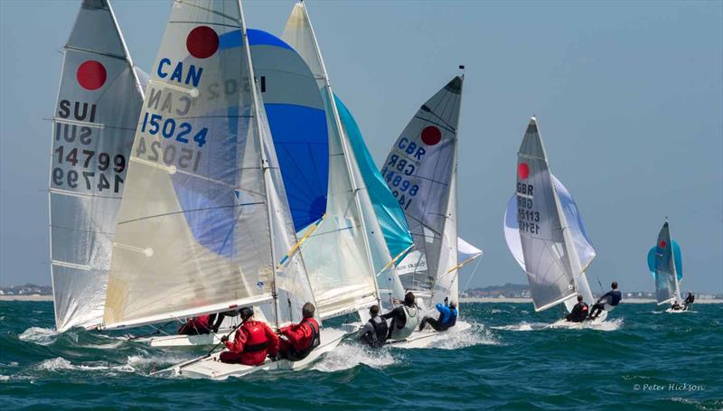 Swiss and Canadian competitors to the fore during the 2016 Fireball Nationals at Hayling Island photo copyright Peter Hickson taken at Hayling Island Sailing Club and featuring the Fireball class
