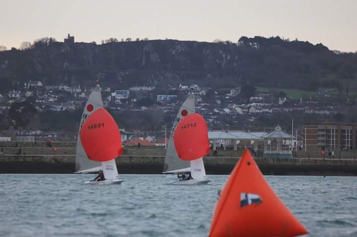 47th Frostbite Series 2 at Dun Laoghaire day 2 photo copyright Bob Hobby taken at Dun Laoghaire Motor Yacht Club and featuring the Fireball class
