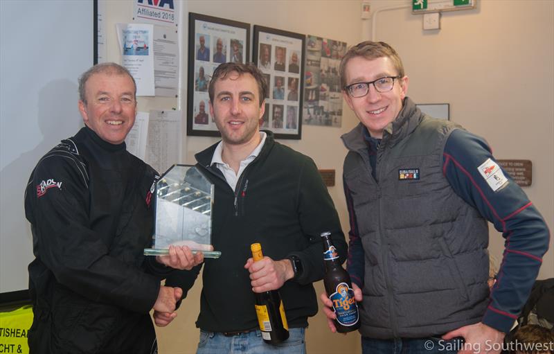 Chris and Jon Gill win the Portishead Channel Chop Pursuit Race - photo © Sailing Southwest