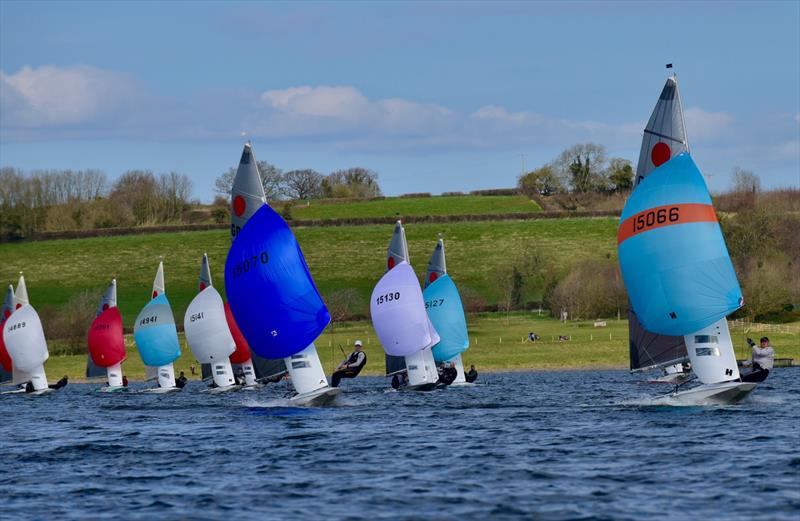 Fireball Gul Golden Dolphin Series at Chew Valley Lake photo copyright Errol Edwards taken at Chew Valley Lake Sailing Club and featuring the Fireball class