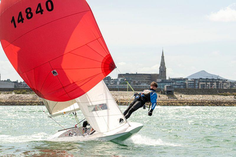 Youngest team, David Evans and William Draper, at the Volvo Dun Laoghaire Regatta - photo © Michael Chester