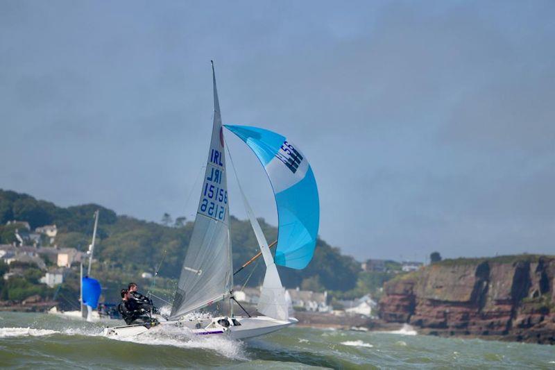 Daniel and Harry Thompson - Fireball Irish National Championship at Waterford Harbour photo copyright Andre Fassberger taken at Waterford Harbour Sailing Club and featuring the Fireball class