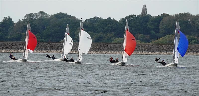 Gul Fireball Inlands at Draycote Water photo copyright Paul Roe taken at Draycote Water Sailing Club and featuring the Fireball class