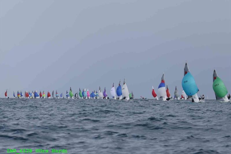 Action from the 2023 Fireball Europeans in Slovenia photo copyright Urs Hardi taken at Jadralni Klub Pirat and featuring the Fireball class