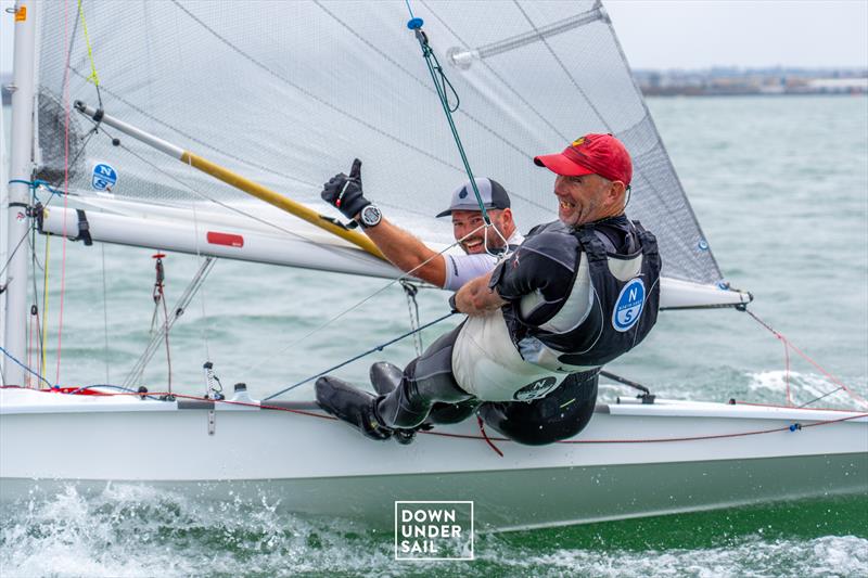 Tom Gillard and Andy Thompson - 1st - Fireball Worlds at Geelong day 6 - photo © Alex Dare, Down Under Sail