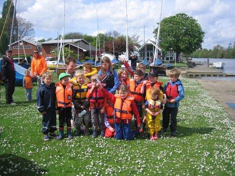 Firelfy Junior Cup competitors at Tamesis photo copyright Suzy Harris taken at Tamesis Club and featuring the Firefly class