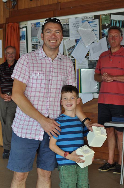 Third place Steven and Arthur Greaves at the Chipstead Firefly open meeting photo copyright Jennie Banks taken at Chipstead Sailing Club and featuring the Firefly class