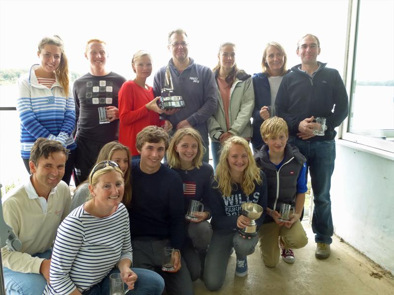 Firefly Inlands prize winners at Chew Valley Lake photo copyright Frances Davison taken at Chew Valley Lake Sailing Club and featuring the Firefly class