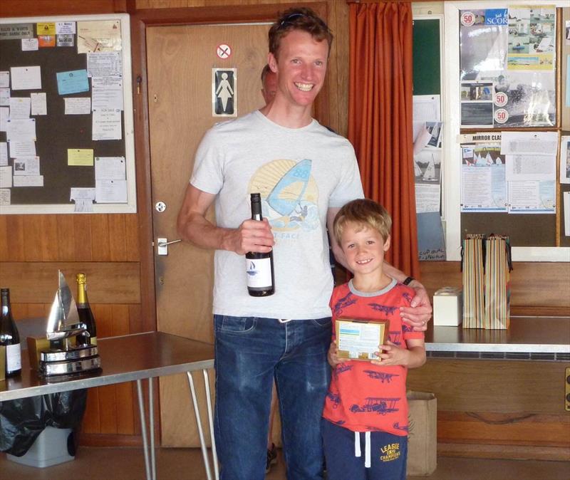 Jamie and Angus McEwan - 3rd at the Firefly Inland Championships 2015 photo copyright Neil Banks taken at Chipstead Sailing Club and featuring the Firefly class