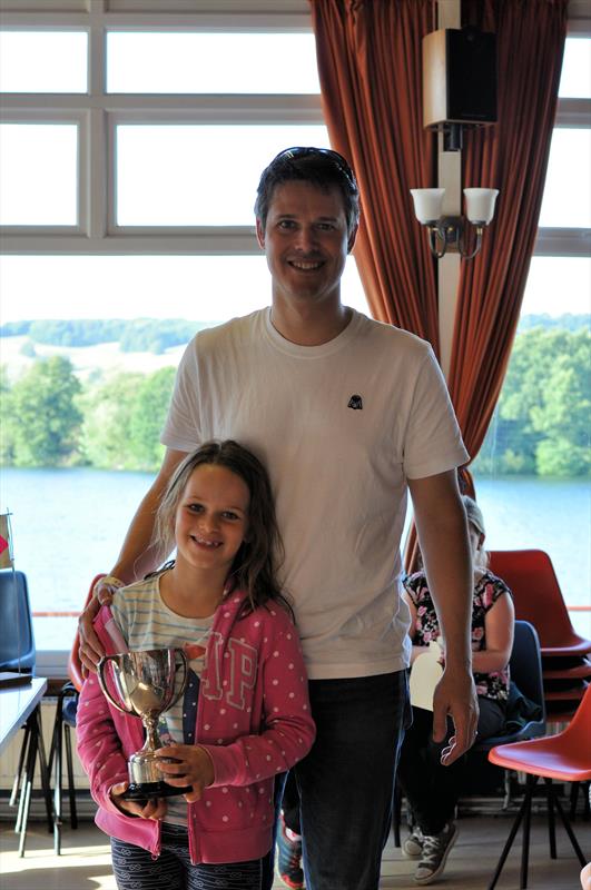 Dom & Izzy Johnson win the Chipstead Firefly Open photo copyright Jane Hudson & Jenni Banks taken at Chipstead Sailing Club and featuring the Firefly class