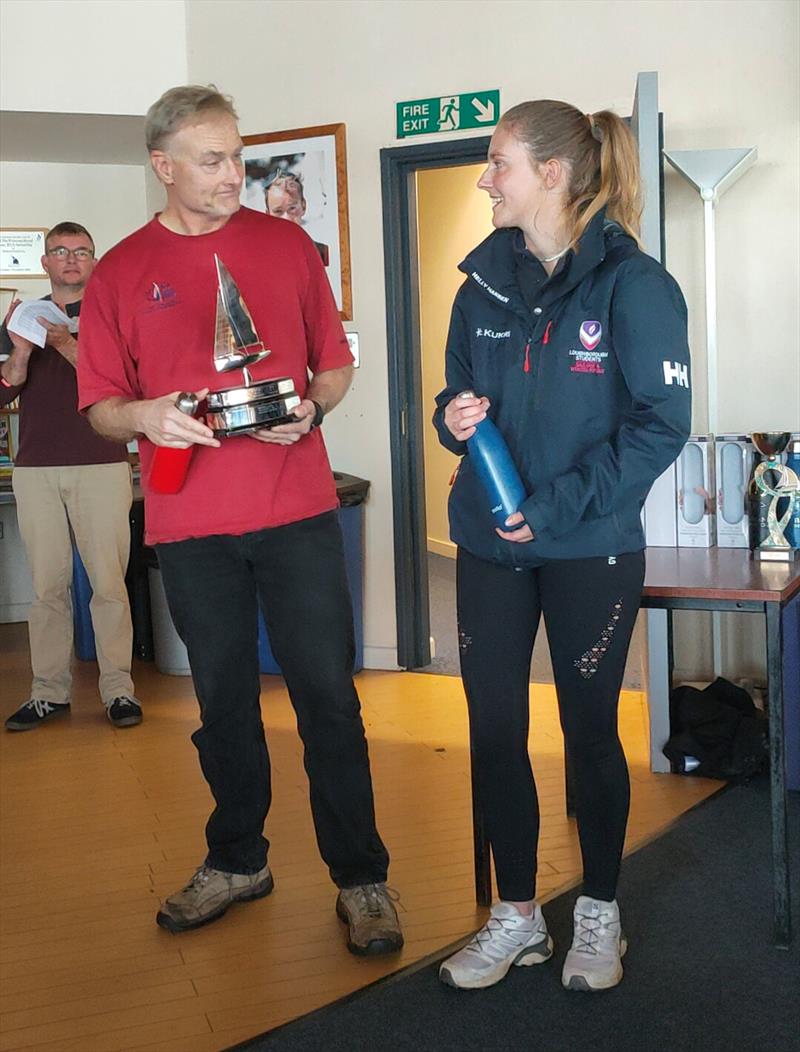 Steve Tylecoate and Alice Lucy win the Firefly Inlands 2023 at Rutland photo copyright Fi Edwards taken at Rutland Sailing Club and featuring the Firefly class