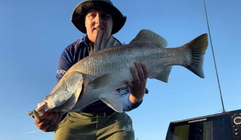 Billy was happy with this nice salty photo copyright Fisho's Tackle World taken at  and featuring the Fishing boat class