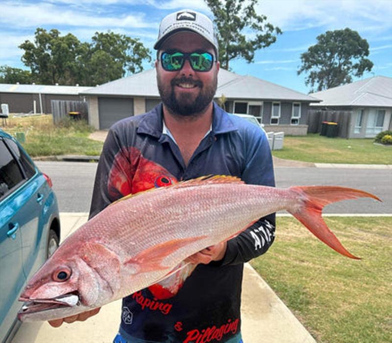 Josh McGuire headed wide during better weather last week and caught this solid iron jaw from deep water - photo © Fisho's Tackle World