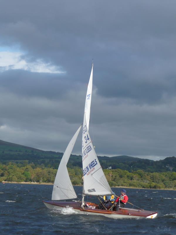 Andy Smith & Ian Preston (Bassenthwaite SC) during the Flying Fifteen Team Racing at Bassenthwaite photo copyright Mik Chappell taken at Bassenthwaite Sailing Club and featuring the Flying Fifteen class