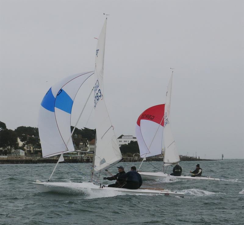 Parkstone Flying FifteenWinter Series photo copyright Diane Elliott taken at Parkstone Yacht Club and featuring the Flying Fifteen class