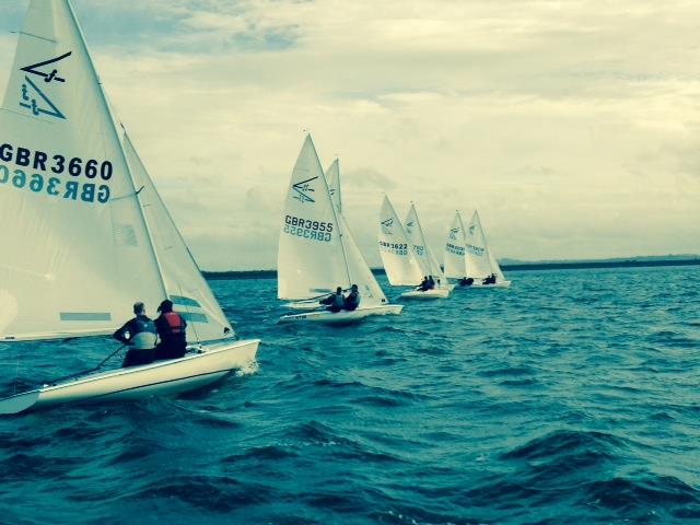 Flying Fifteen Sprint at Draycote Water photo copyright Caroline Noel taken at Draycote Water Sailing Club and featuring the Flying Fifteen class