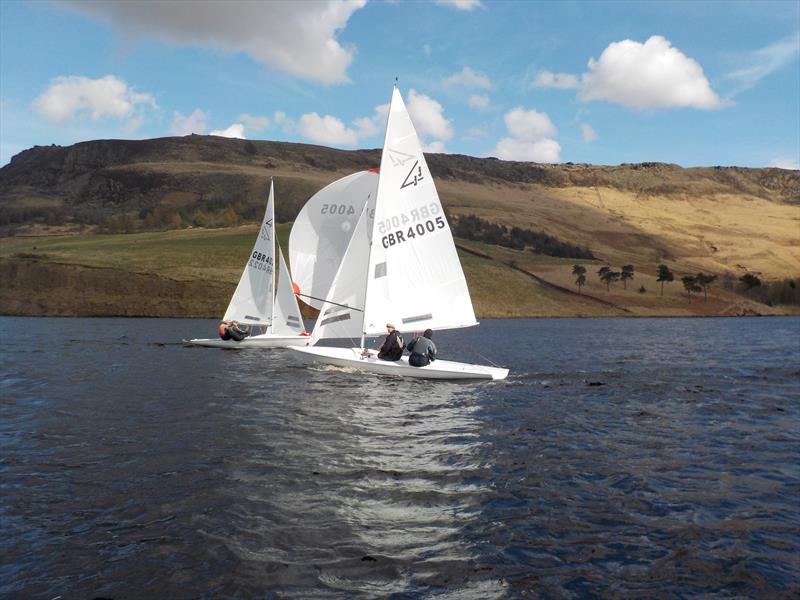 Flying Fifteen Open Meeting at Dovestone SC photo copyright Andy Robinson taken at Dovestone Sailing Club and featuring the Flying Fifteen class