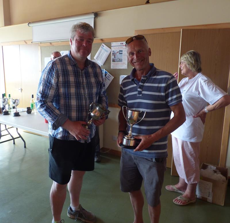 Steve Goacher (right) and Tim Harper win the Flying Fifteen Scottish Championship - photo © Becky Davison