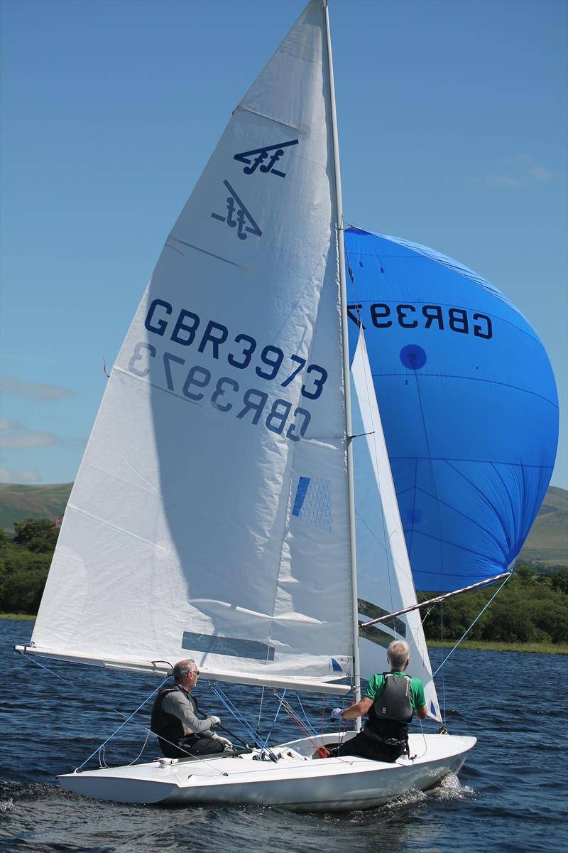 Waples Wine Flying Fifteen Northern Travellers - July Open Meeting at Bassenthwaite photo copyright William Carruthers taken at Bassenthwaite Sailing Club and featuring the Flying Fifteen class