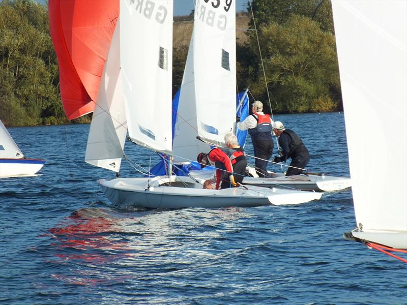 Flying Fifteens at Middle Nene photo copyright Wilf Kunze taken at Middle Nene Sailing Club and featuring the Flying Fifteen class