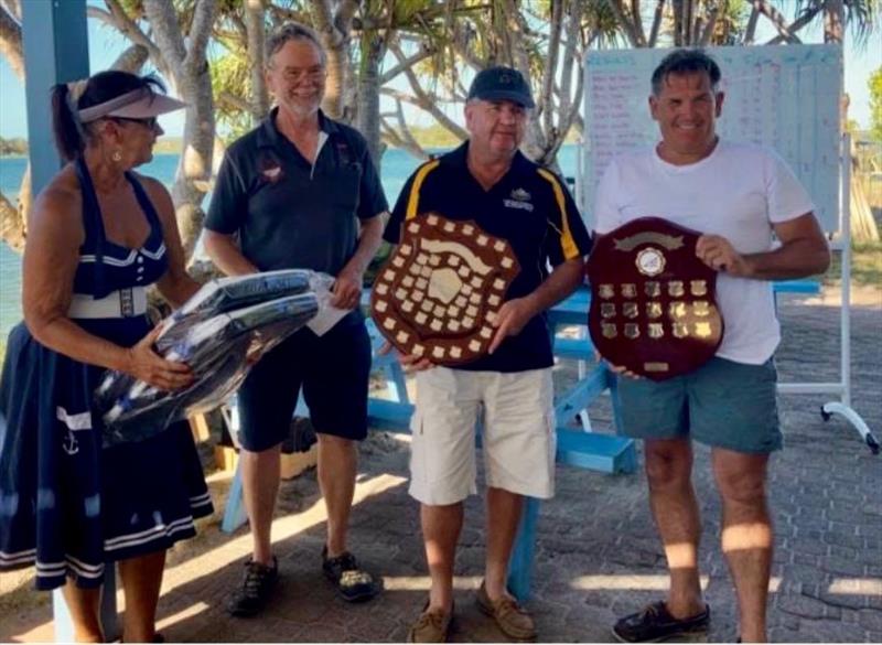 Chris Villa and Mark Holmes win the Flying Fifteen Queensland State Championships  photo copyright TCYC taken at Tin Can Bay Yacht Club and featuring the Flying Fifteen class