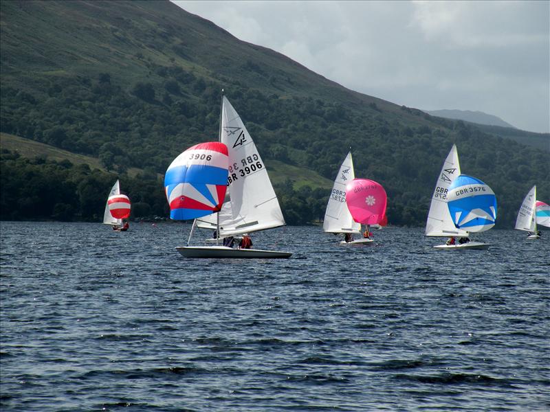 Racing for the the Skelly Trophy at the 2009 Scottish Championships photo copyright Len Paterson taken at Loch Earn Sailing Club and featuring the Flying Fifteen class