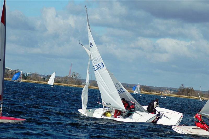 Datchet Winter Warm-Up Week 3 photo copyright Barry Peters taken at Datchet Water Sailing Club and featuring the Flying Fifteen class