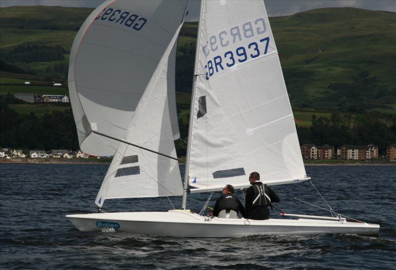 Allen Flying Fifteen nationals at Largs photo copyright Alan Henderson / www.fotoboat.com taken at Largs Sailing Club and featuring the Flying Fifteen class