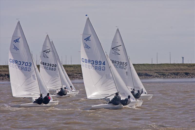 Flying Fifteens at Burnham-on-Crouch photo copyright Roger Mant taken at  and featuring the Flying Fifteen class