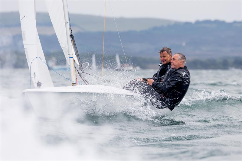 Ian Pinnell and Ian Cadwallader finish 2nd overall in the Flying Fifteen Southerns at Parkstone photo copyright Digital Sailing taken at Parkstone Yacht Club and featuring the Flying Fifteen class