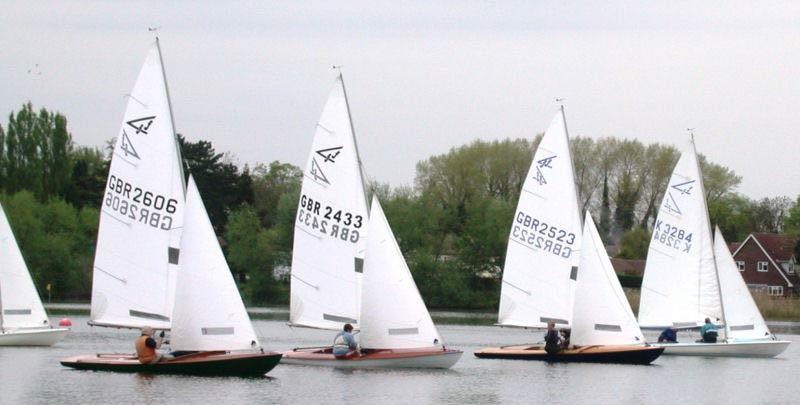 Flying Fifteens at Broxbourne photo copyright Pip Hudson taken at Broxbourne Sailing Club and featuring the Flying Fifteen class