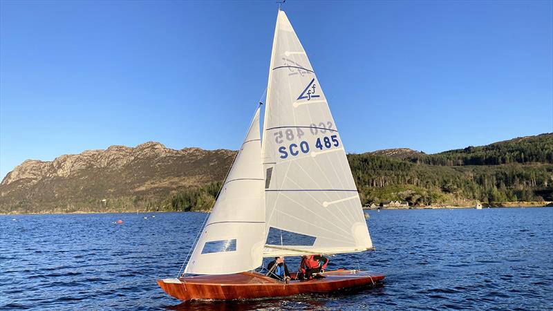 Gilmac back out on the water photo copyright Rhona Sharp taken at Plockton Small Boat Sailing Club and featuring the Flying Fifteen class