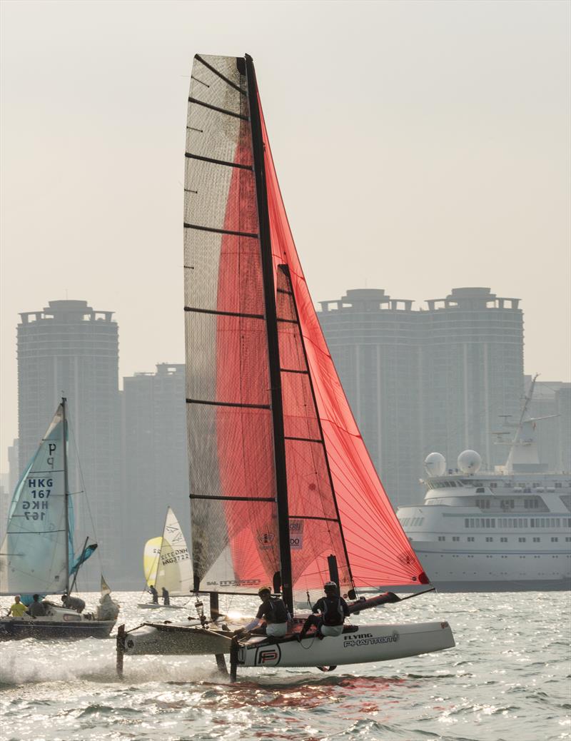 2017 Tomes Cup photo copyright RHKYC / Guy Nowell taken at Royal Hong Kong Yacht Club and featuring the Flying Phantom class