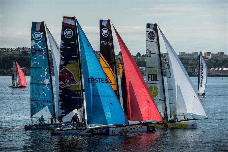 Extreme Sailing Series™ Act 6, Cardiff day 1 - photo © Vincent Curutchet
