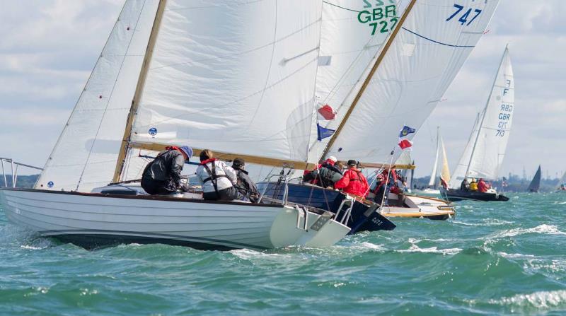 2015 Taittinger Royal Solent Yacht Club Regatta photo copyright Paul Brown taken at Royal Solent Yacht Club and featuring the Folkboat class