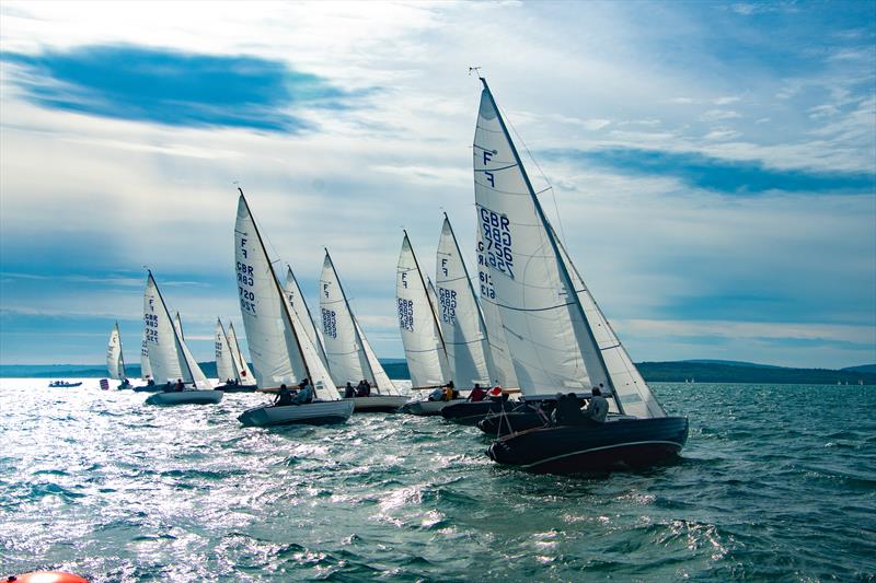 Nordic Folkboats racing from the Royal Lymington Yacht Club photo copyright Coolhat Digital taken at Royal Lymington Yacht Club and featuring the Folkboat class