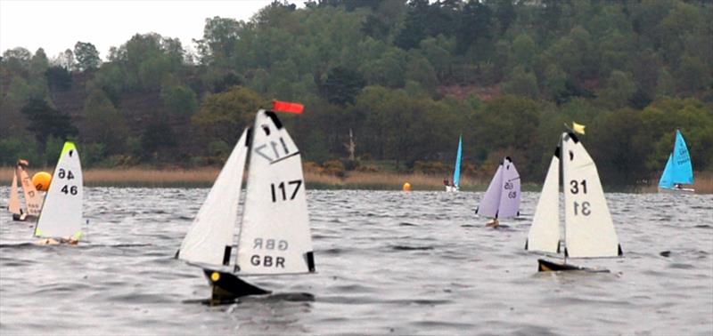 Videlo Globe Footy Open at Frensham photo copyright Roger Stollery taken at Frensham Pond Sailing Club and featuring the Footy class