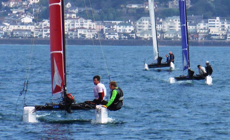 Phil Sharp and Andy Hart ahead during the Royal Channel Islands YC Spring Regatta - photo © Bill Harris