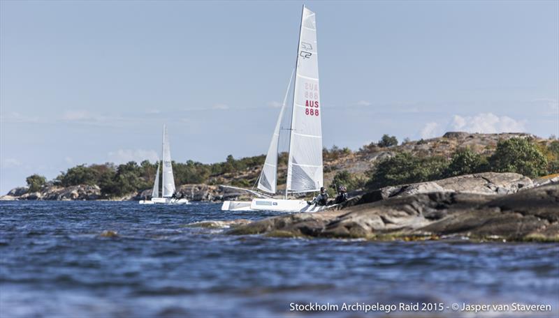 Stockholm Archipelago Raid 2015 photo copyright Jasper van Staveren taken at  and featuring the Formula 18 class