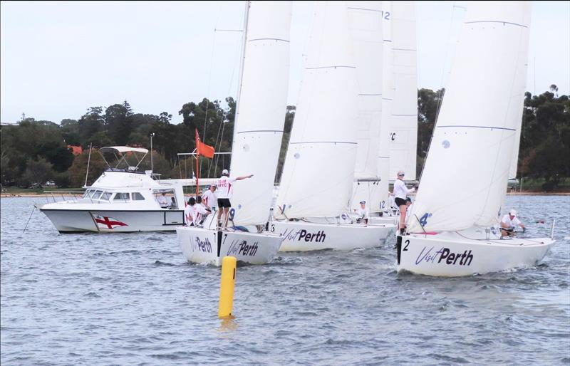 2022 Youth State Keelboat Championship photo copyright Tim Putt taken at Royal Perth Yacht Club and featuring the Foundation 36 class