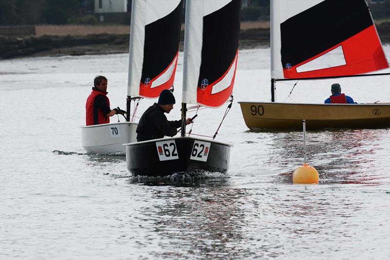 56th Hamble Warming Pan photo copyright Trevor Pountain taken at Hamble River Sailing Club and featuring the Foxer class