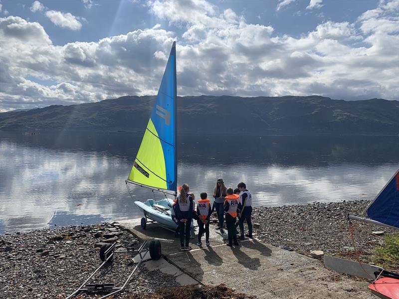 Lochcarron Sailing Club recognised for making waves in the local community photo copyright Marc Turner taken at Lochcarron Sailing Club and featuring the Fusion class